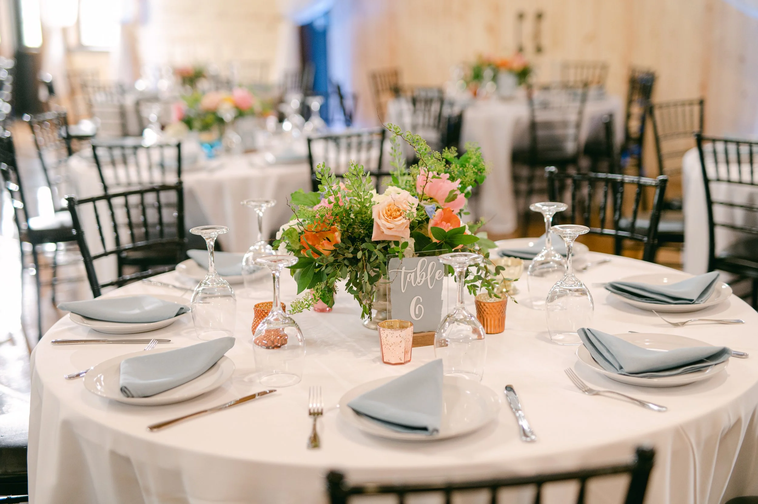 Centerpieces in barns for weddings michigan