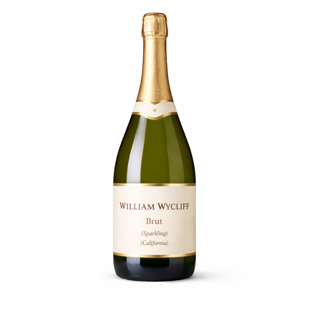 William Wycliff Brut (Sparkling) (California) / 1 Bottle (750 ml) $ 15