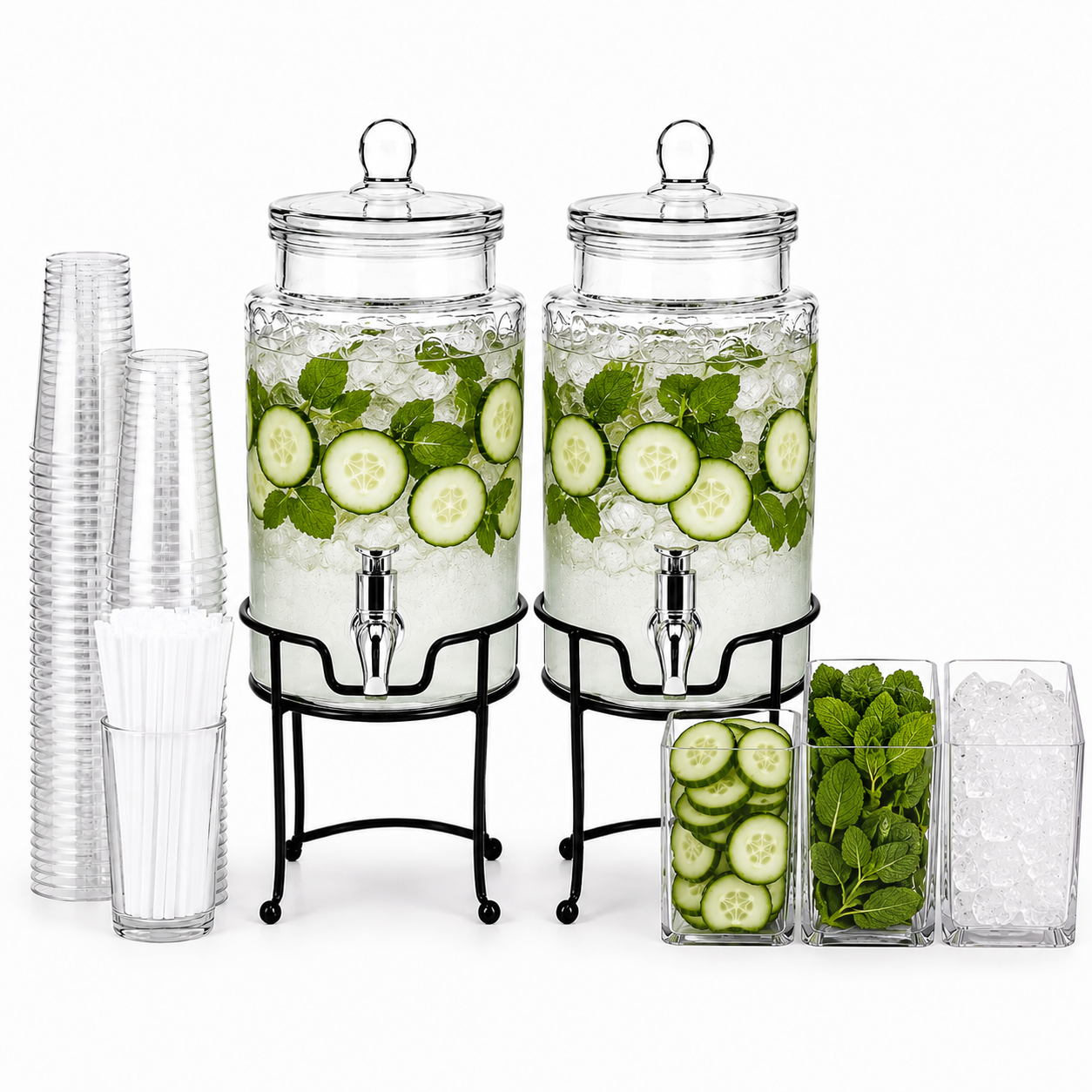 Cucumber Mint Water Station