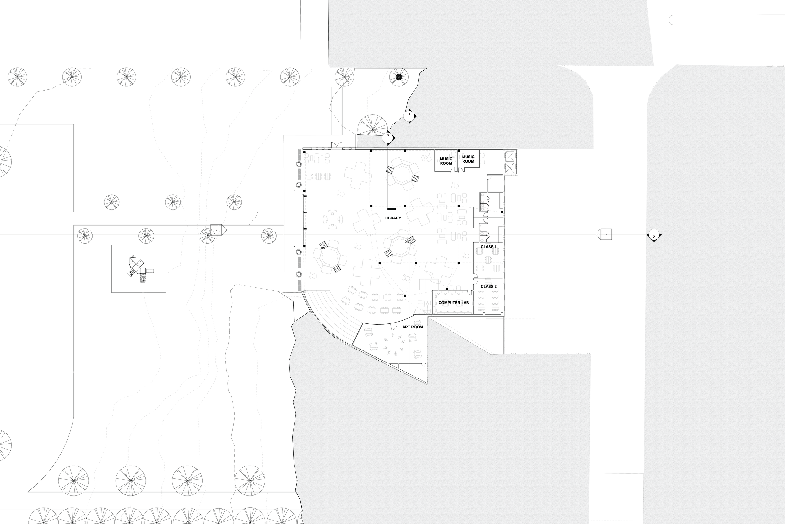 Ground floor library