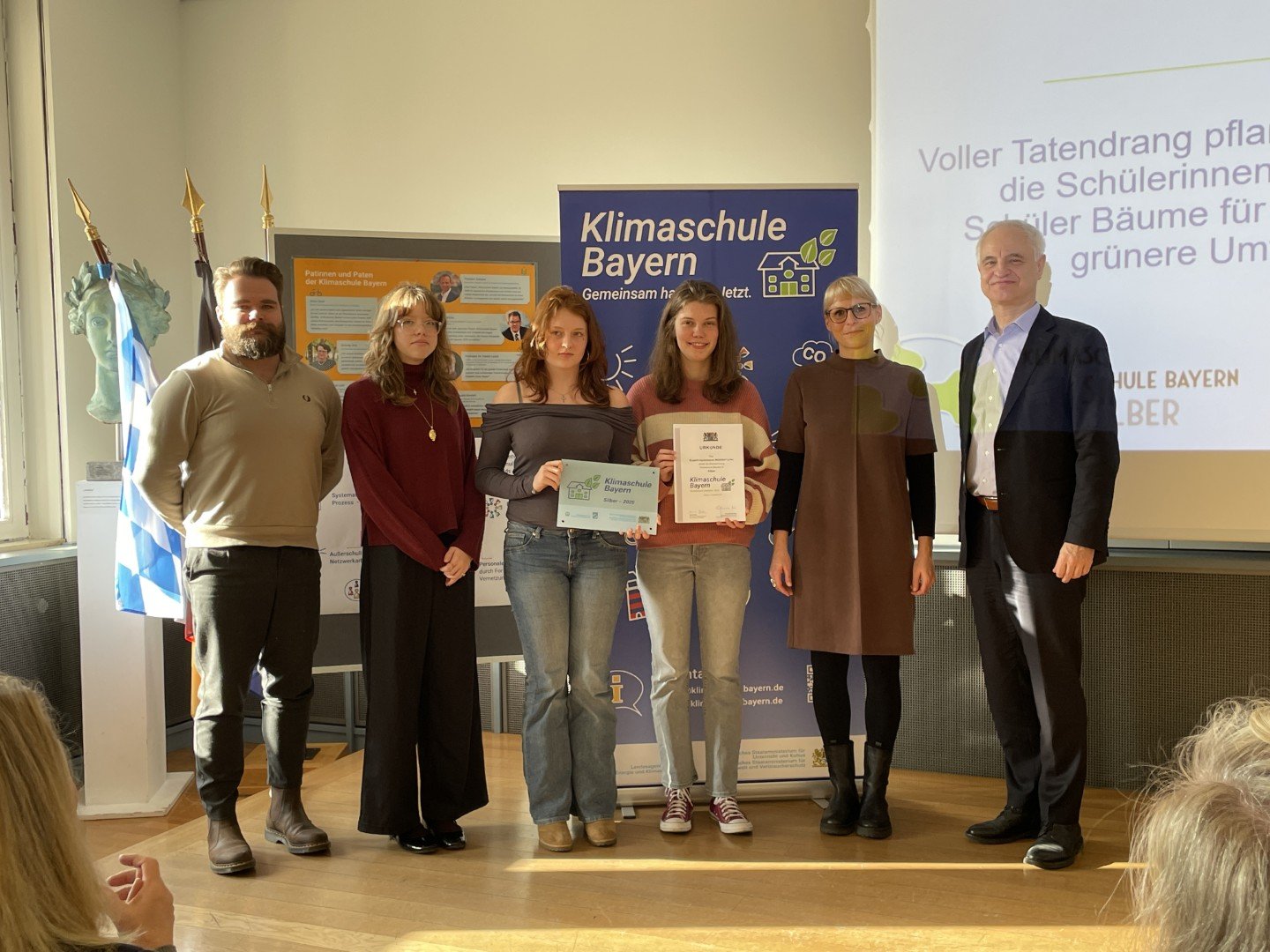 Auszeichnung als „Klimaschule Bayern“ in Silber