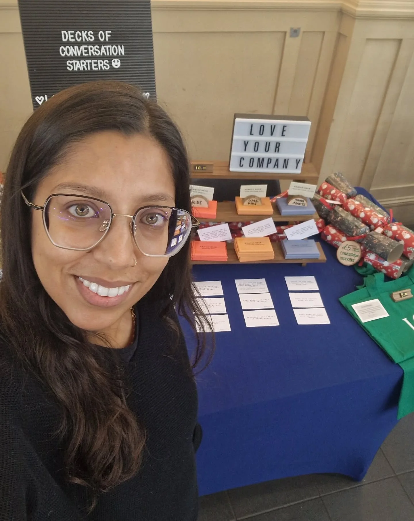 Thank you to everyone who came out to support Love Your Company this weekend at @womenwillcreate 🥰 so many lovely compliments about the concept of conversation cards and lots of people telling me I should be proud 🥹

I really appreciate these inter