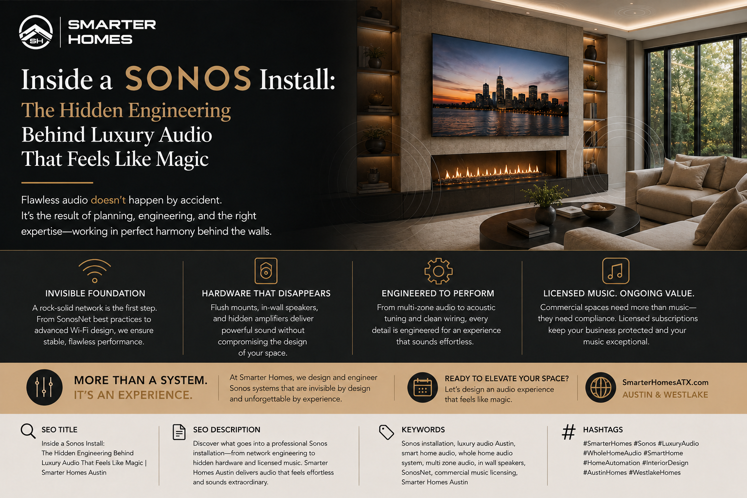 Inside a Sonos Install: The Hidden Engineering Behind Luxury Audio That Feels Like Magic