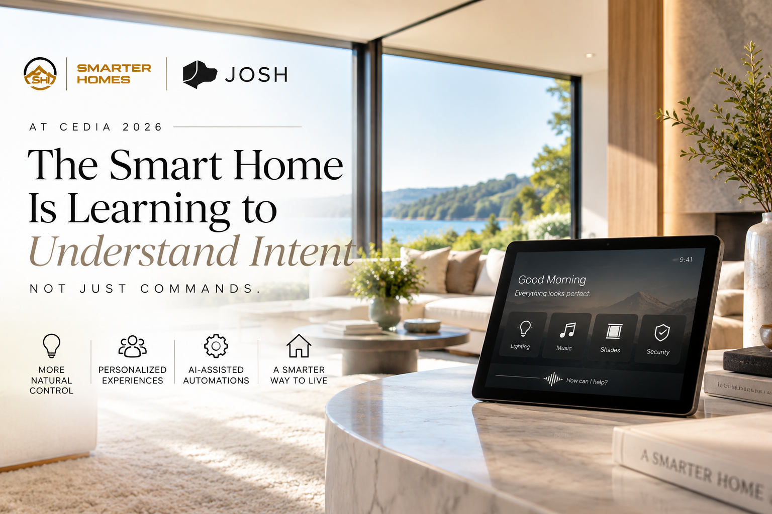 Josh.ai at CEDIA 2026: The Smart Home Is Learning to Understand Intent, Not Just Commands