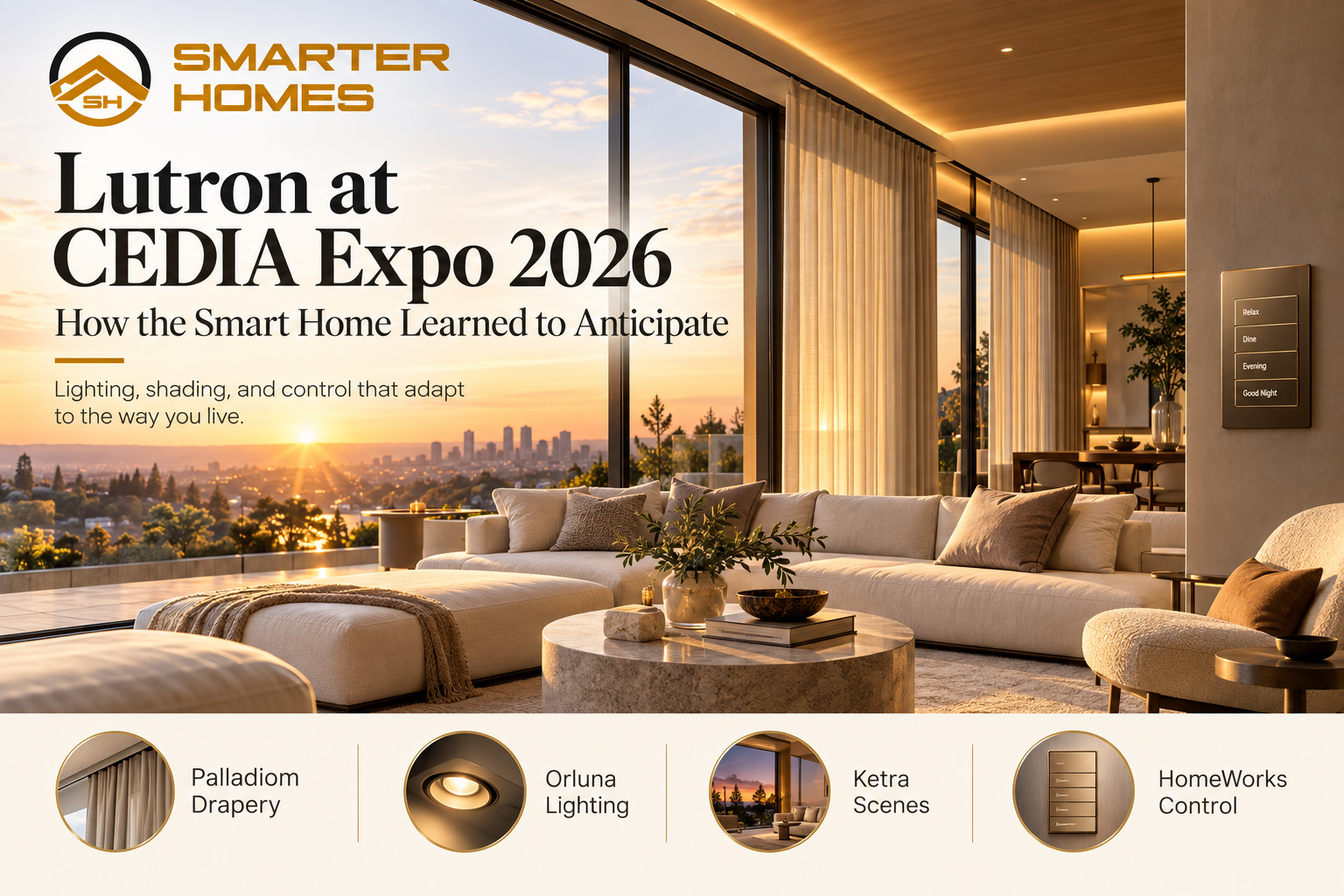 Lutron at CEDIA Expo 2026: How the Smart Home Learned to Anticipate