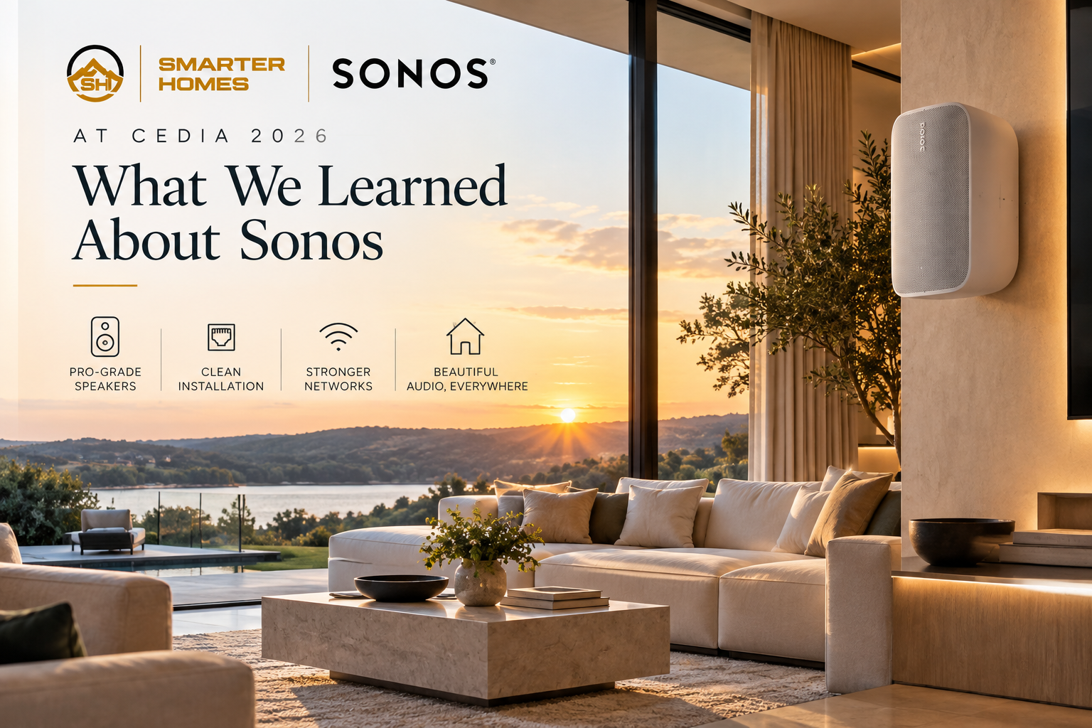 What Smarter Homes Learned About Sonos at CEDIA 2026