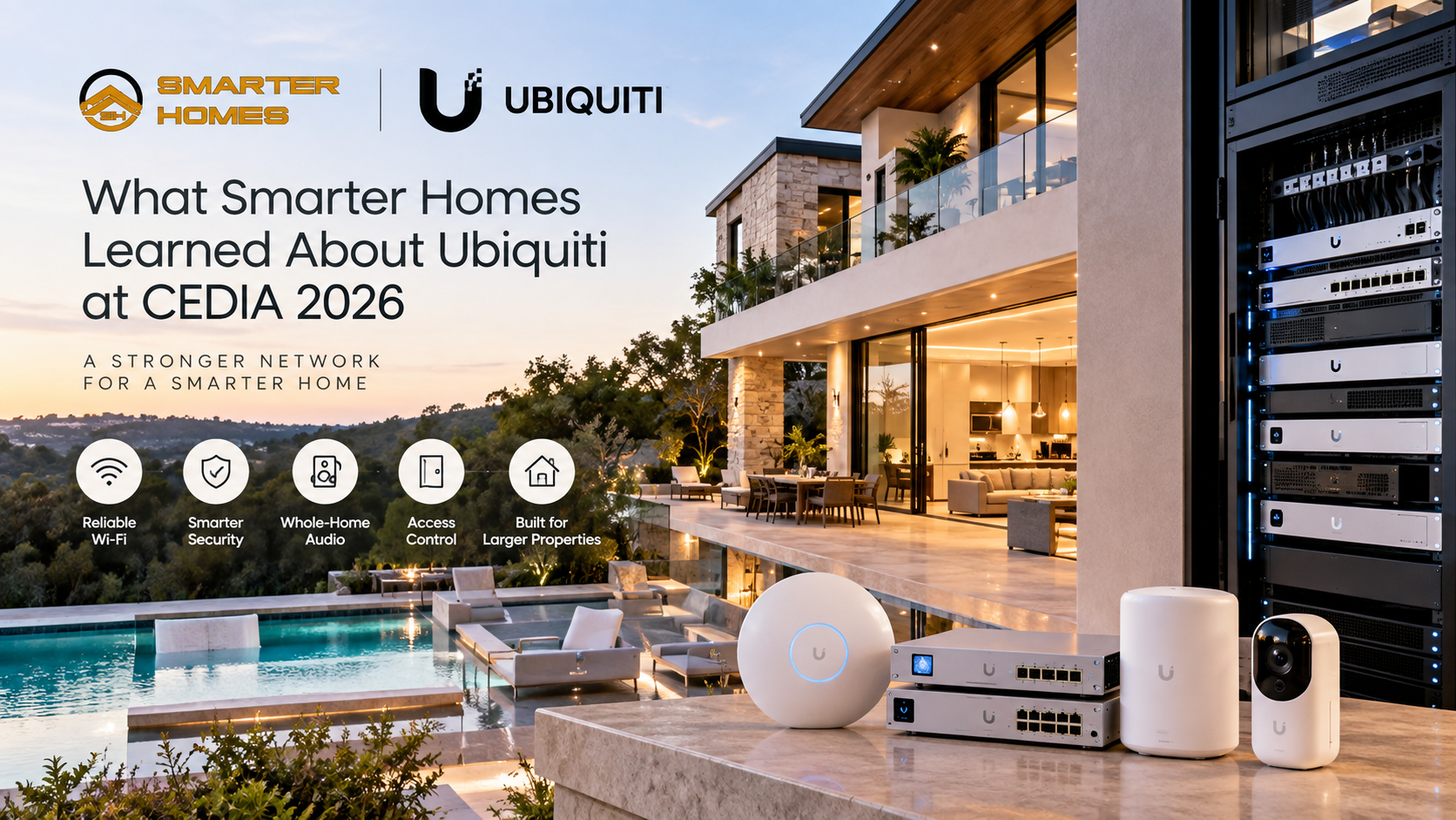 What Smarter Homes Learned About Ubiquiti at CEDIA 2026.