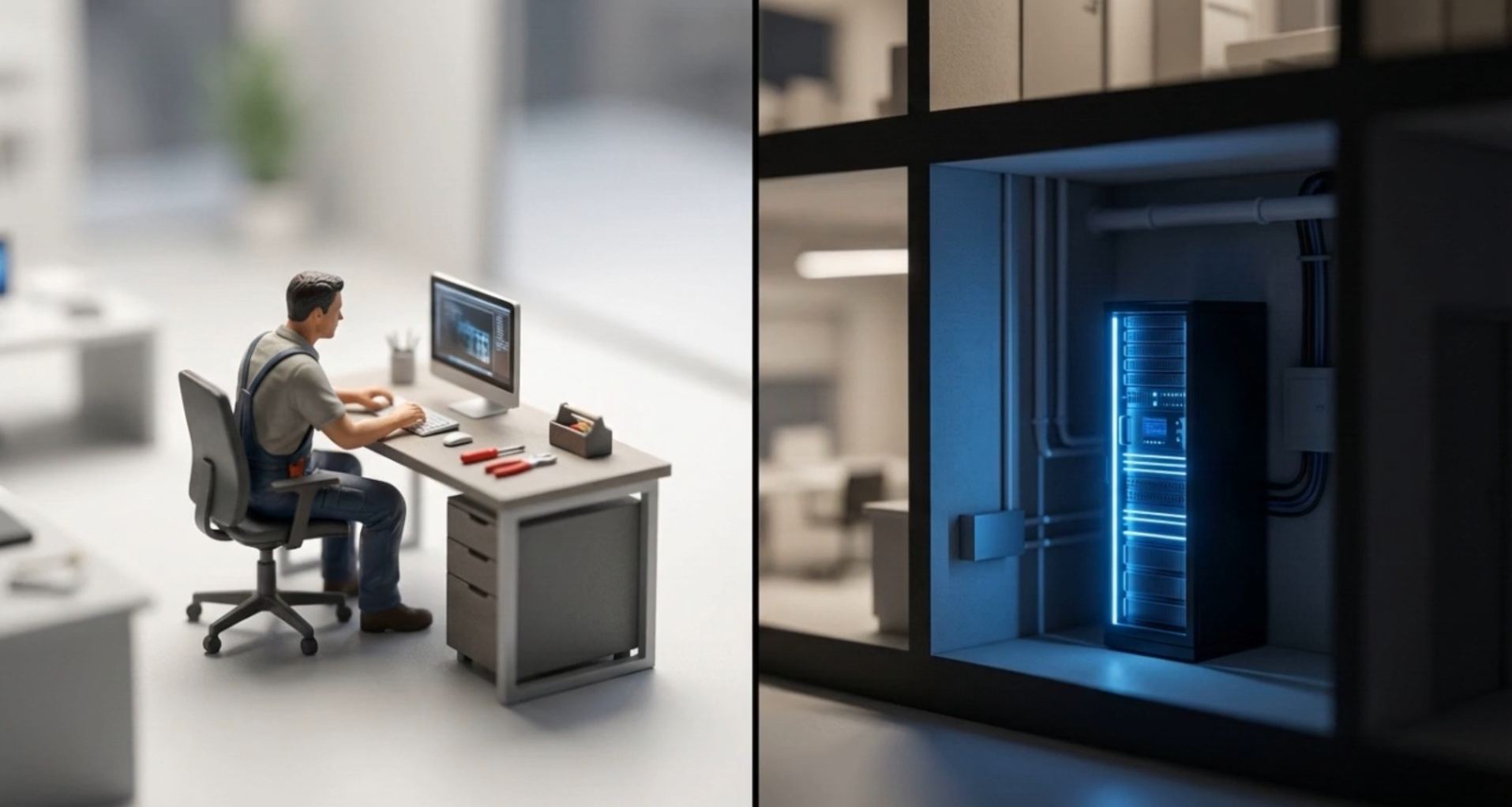 Sleek, surface-mounted Ubiquiti Wi-Fi 7 access point installed to eliminate dead zones and provide seamless wall-to-wall internet coverage.