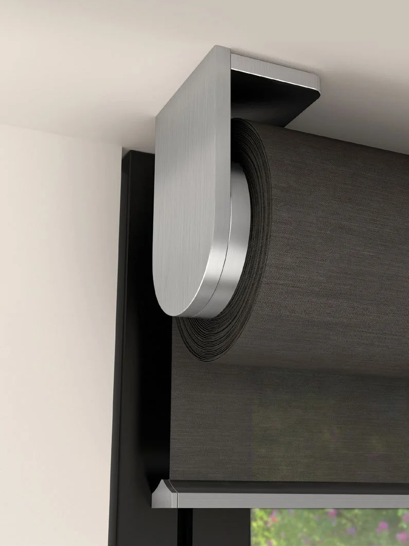 Palladiom shade bracket close-up