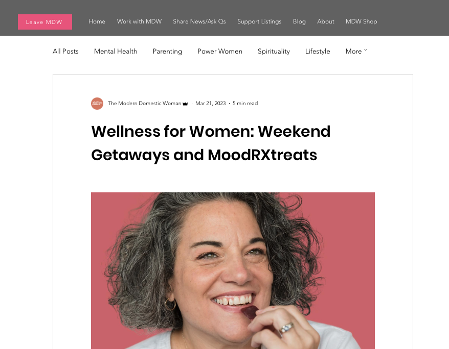 Modern Domestic Woman  MoodRXtreats Article