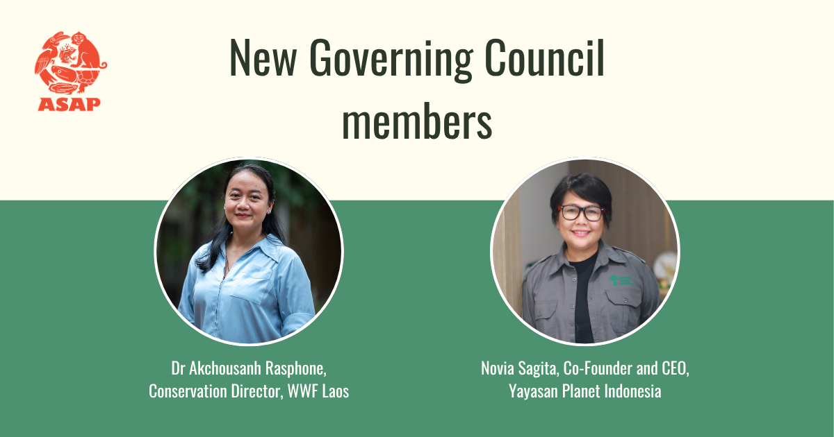 Two new members join the ASAP Governing Council&nbsp;&nbsp;