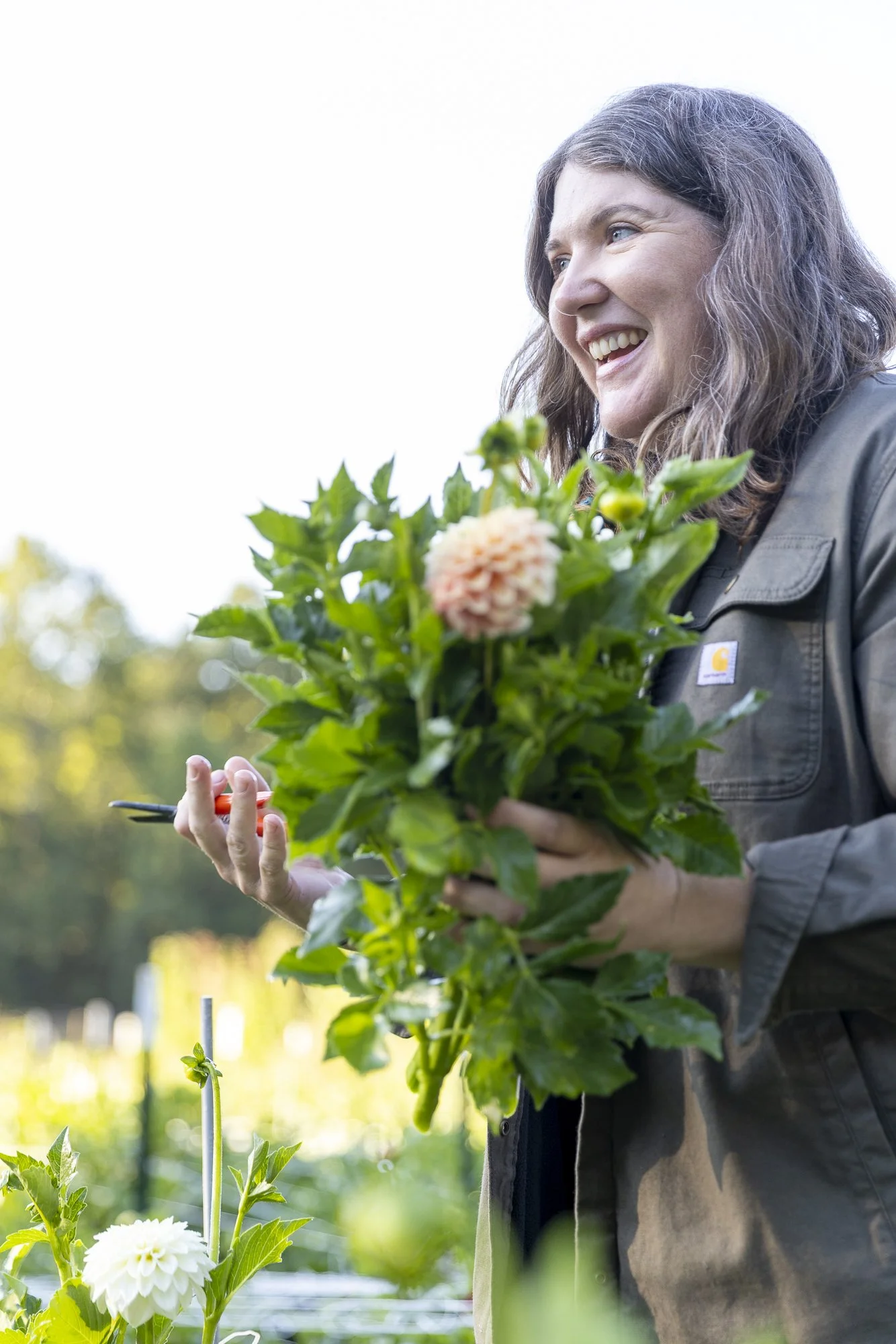 Flower farmer Nina Zinsser Booth- Photo by Chime Studio