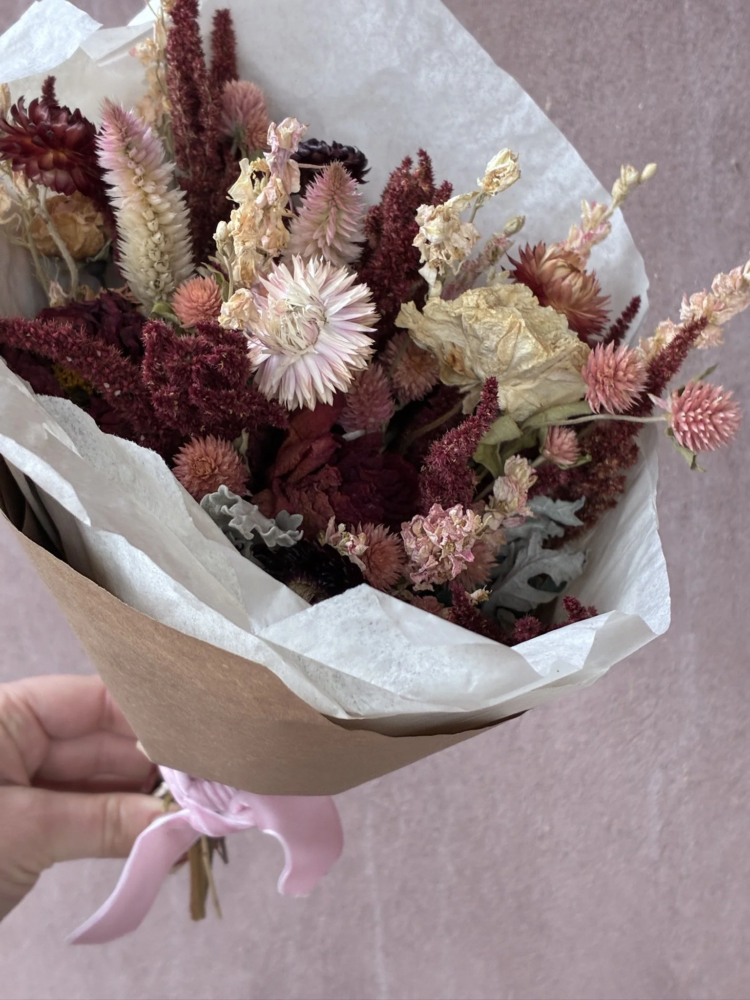Medium Everlasting Bouquet in Pink