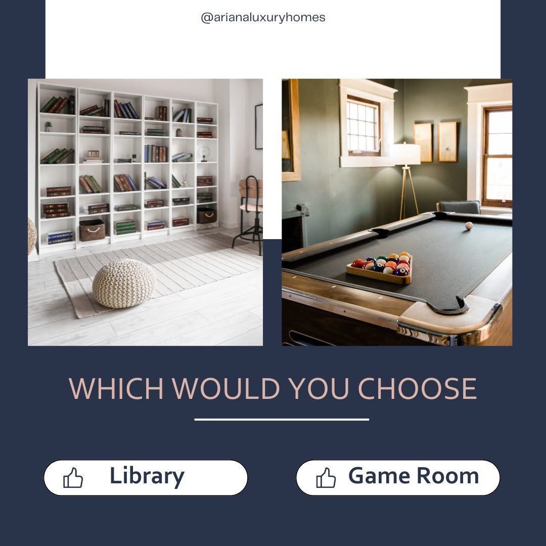 🌟🏛️ **Home Library or Game Room? The Choice is Yours! 🎮🌟

As a seasoned realtor, I've seen many homes transformed into personal sanctuaries. One of the most exciting decisions homeowners face is how to use their extra space. Should you create a t