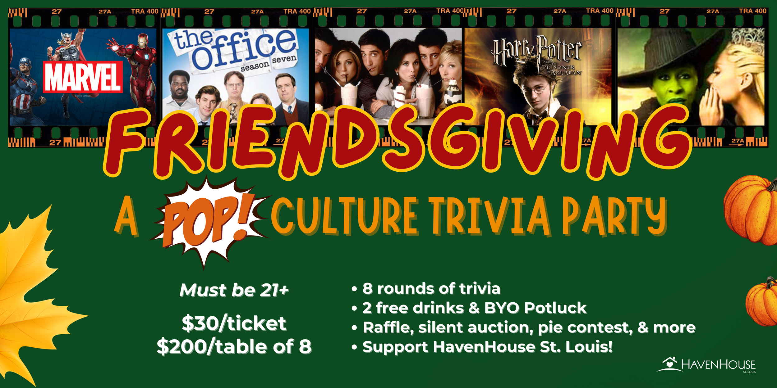 Friendsgiving: A Pop Culture Trivia Party