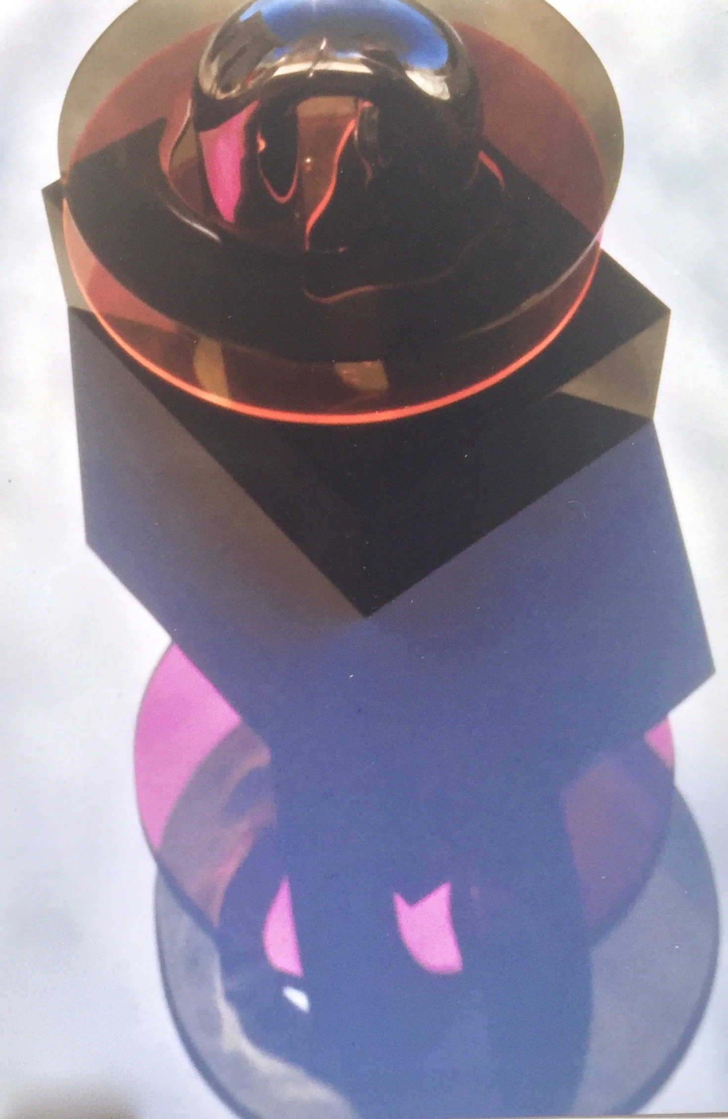 Gentle Edge, 1967, Perspex and polished metal