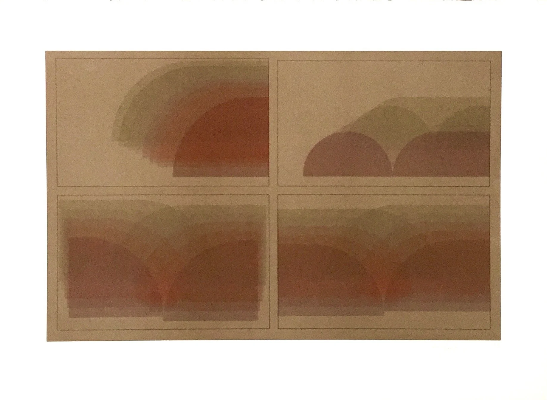 Plakias II, 1976, screenprint