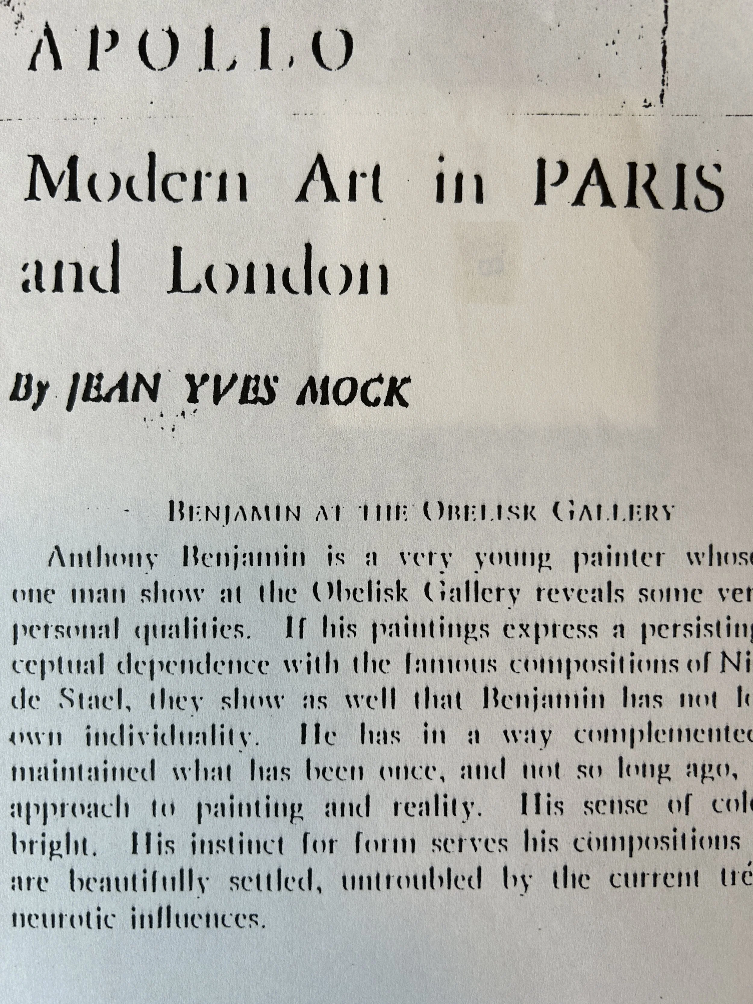 1958-1959: Paris sketchbook studies