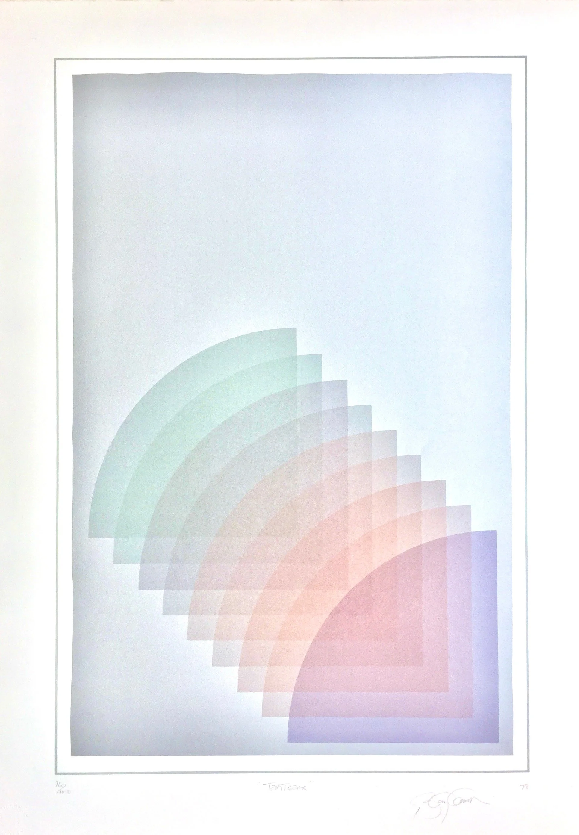Tantrax, 1976, screenprint