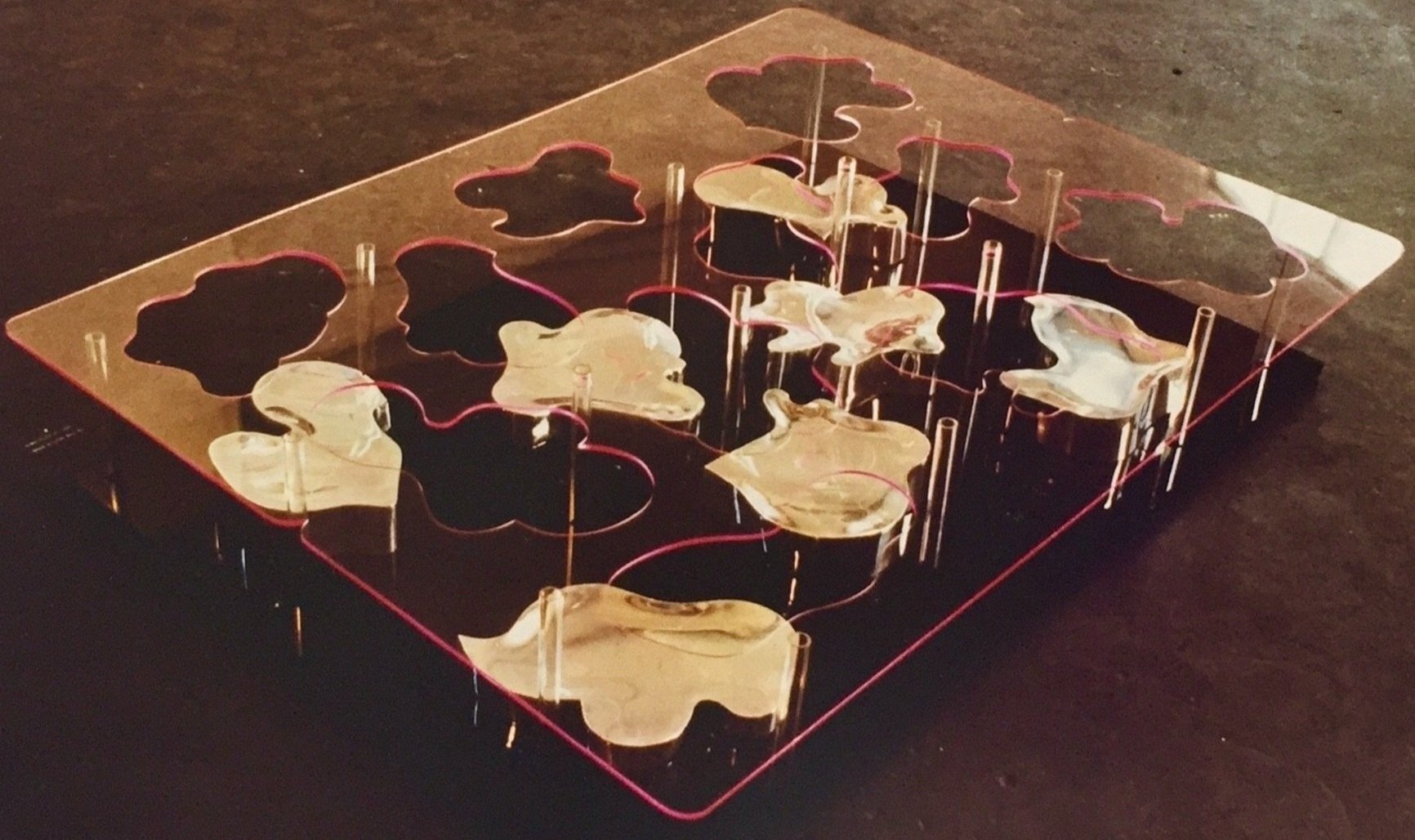 Gentle Edge, 1967, Perspex and polished metal