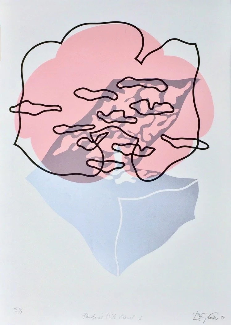 Pandora’s Pink Cloud II, 1976, screenprint