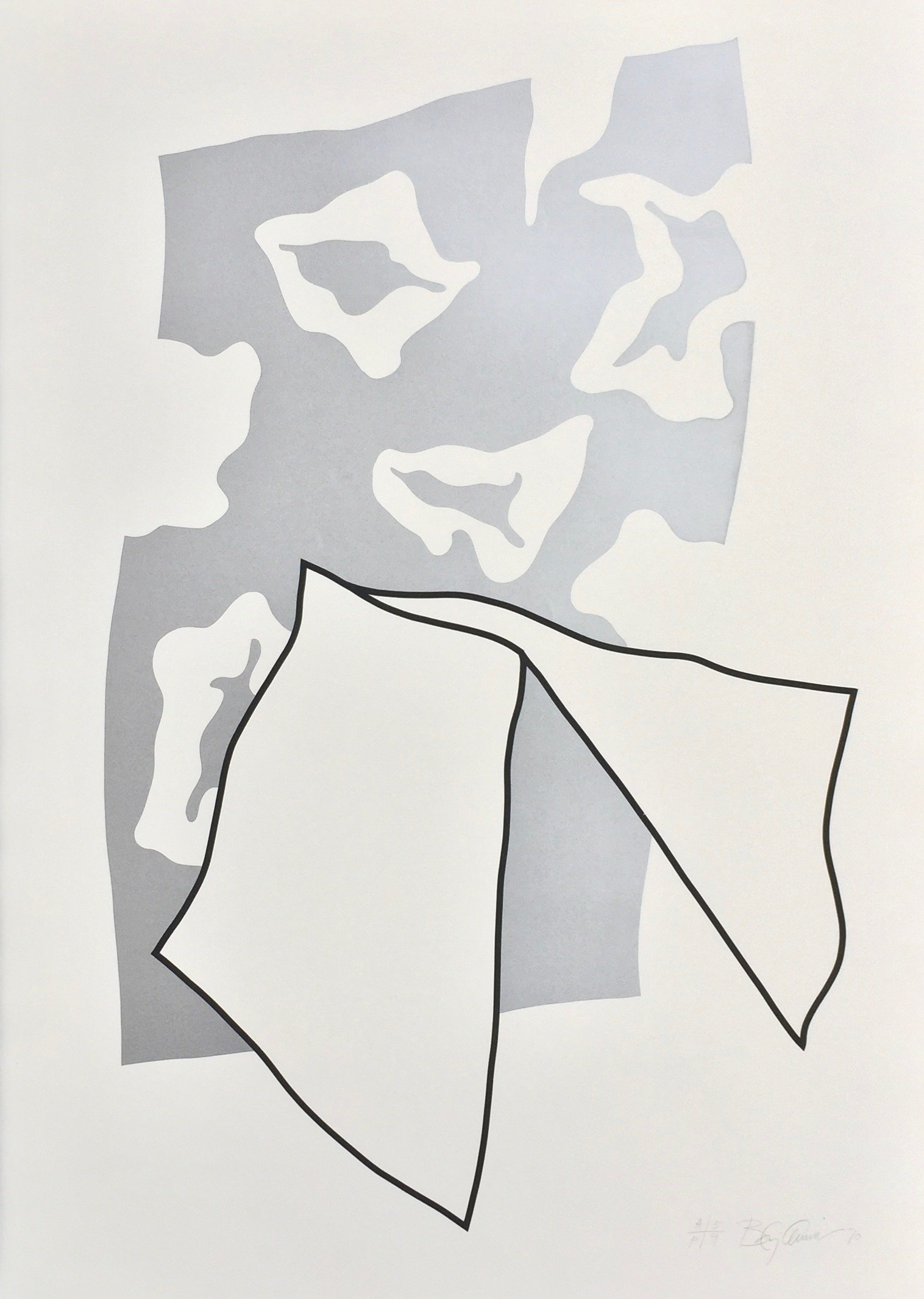 Untitled, 1976, screenprint