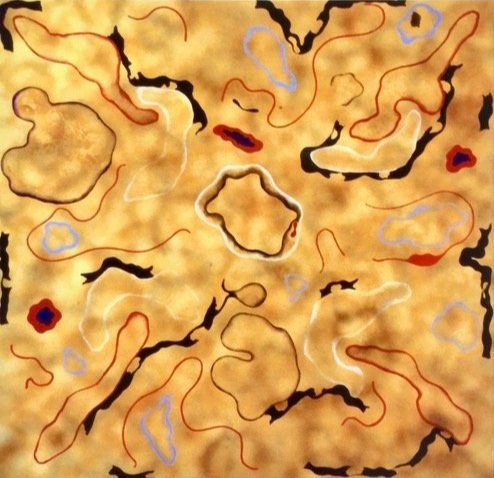 Gates of Eden, oil on canvas