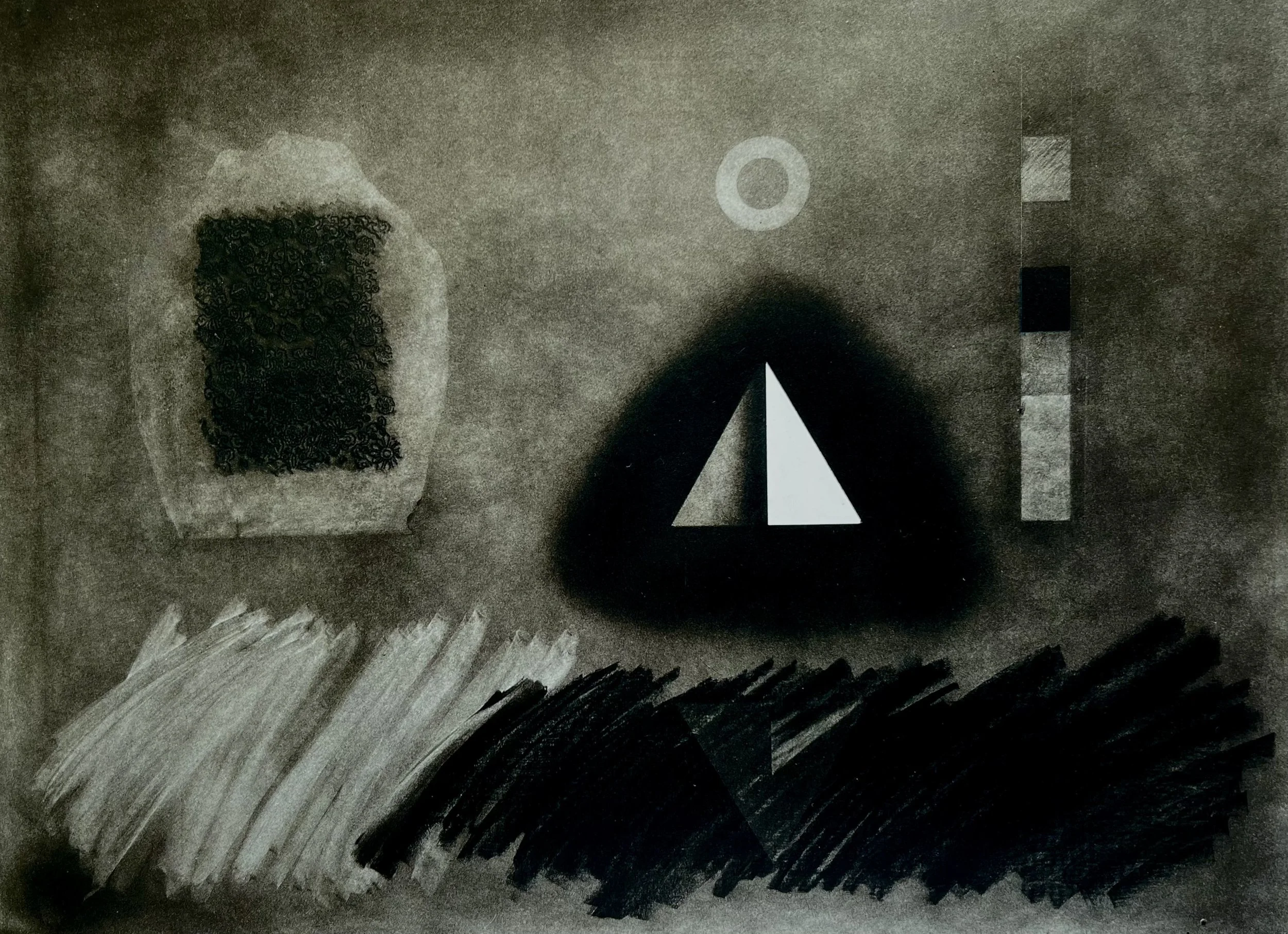 Ad Ovo II, 1989 (116 cm x 158 cm). Private Collection