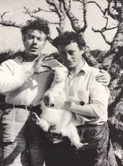 W.S. Graham and Benjamin, 1956. Photo: David Hughes