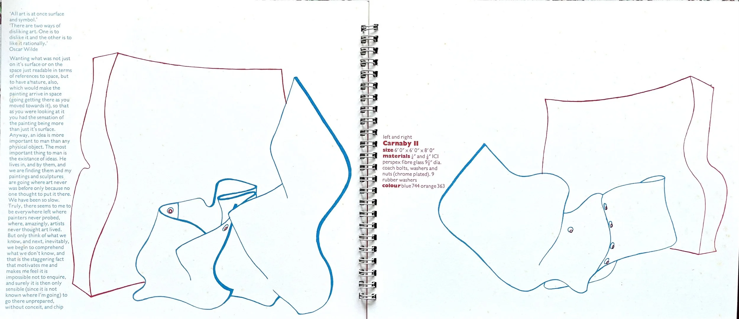 Drawing of Carnaby II from ICA catalogue