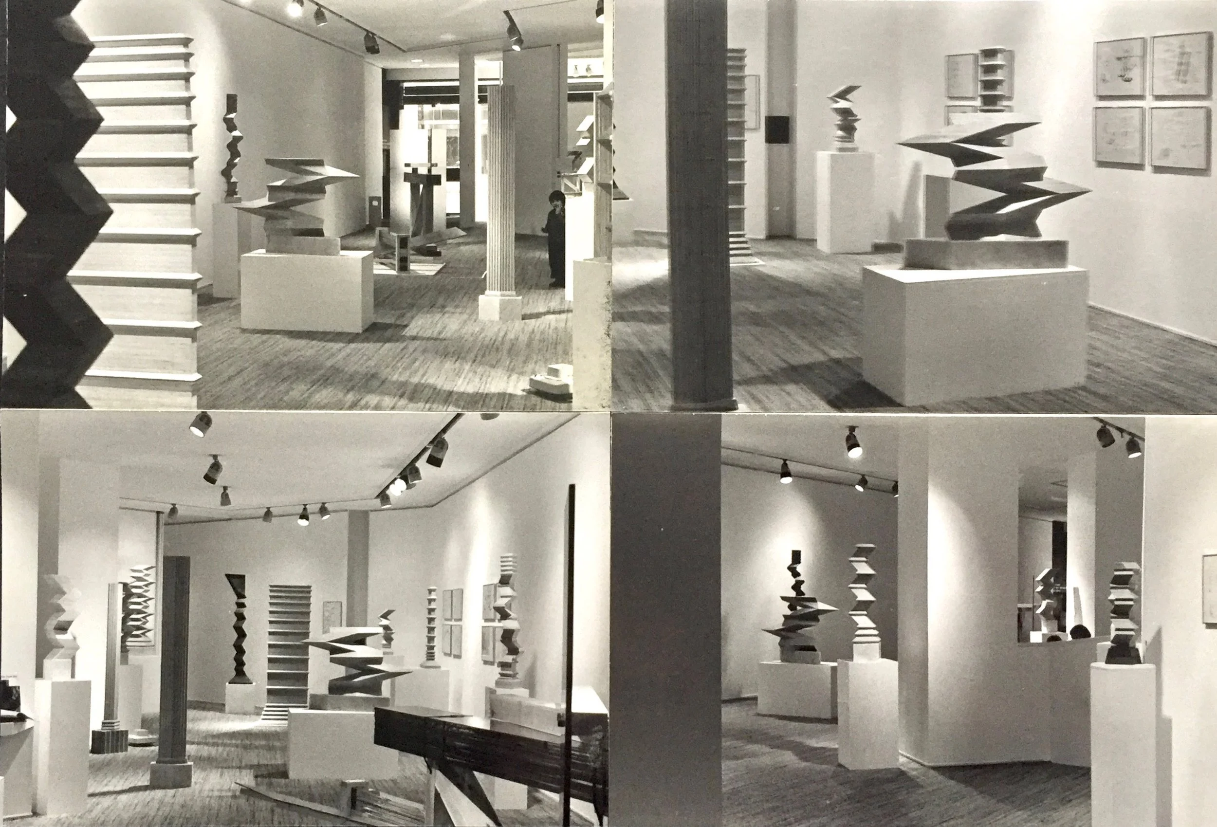 In the Gimpel Fils gallery. Photos: Nancy Patterson, 1977