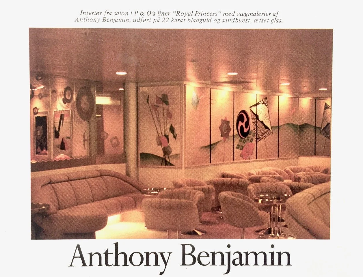 Invitation to an exhibition of related Benjamin artworks in Oslo, Norway.