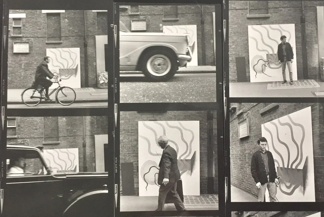 Norbert Lynton also wrote in a 1962 Grabowski Gallery Catalogue, Anthony Benjamin painting and Brian Wall sculpture—