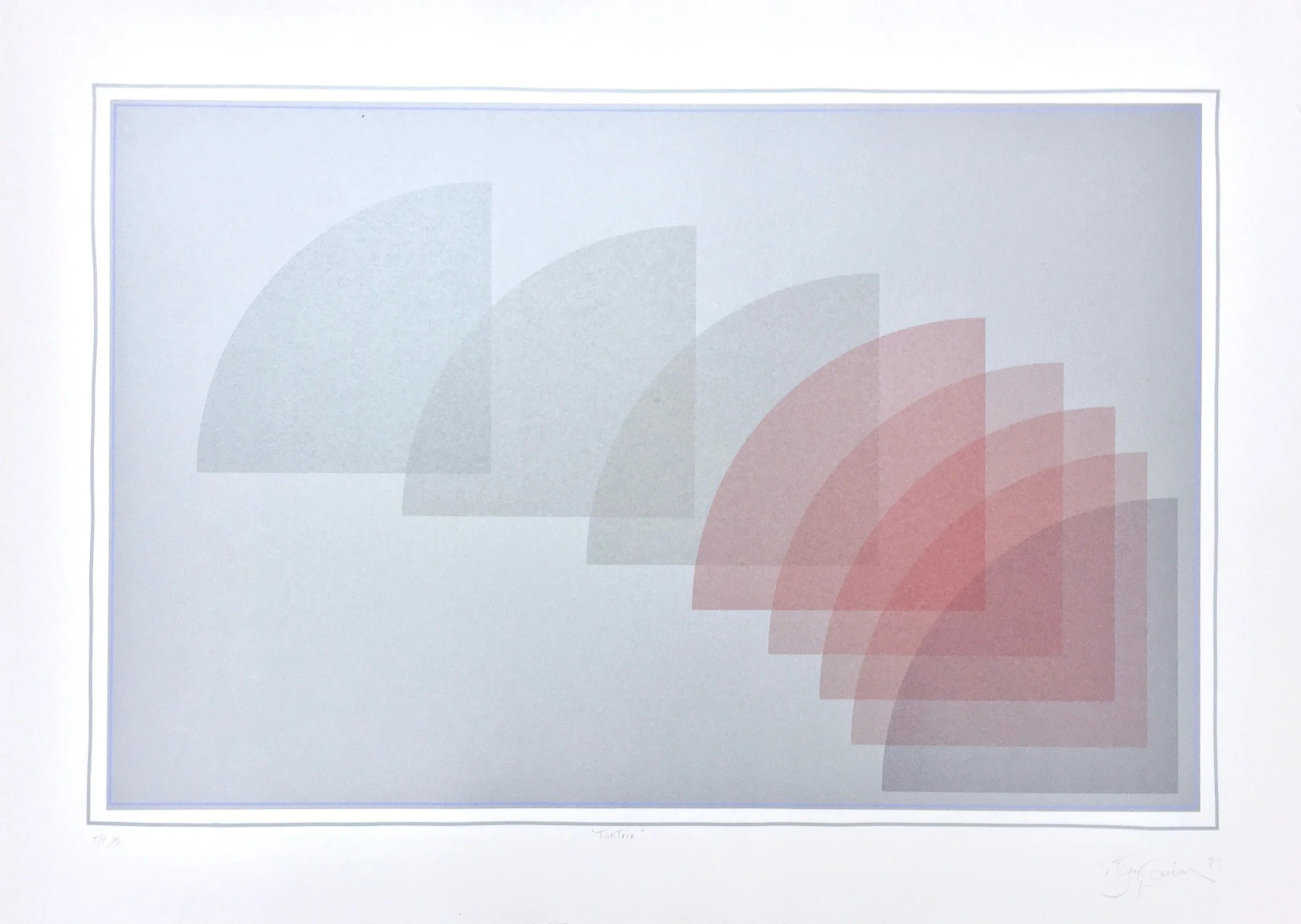 Tantrix, 1976, screenprint