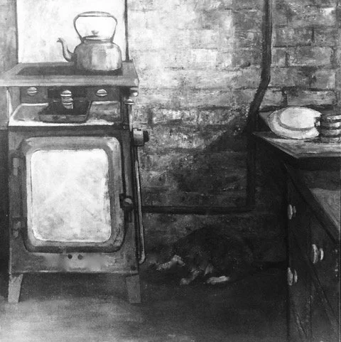 Cat and Cooker, 1955, Gower Street