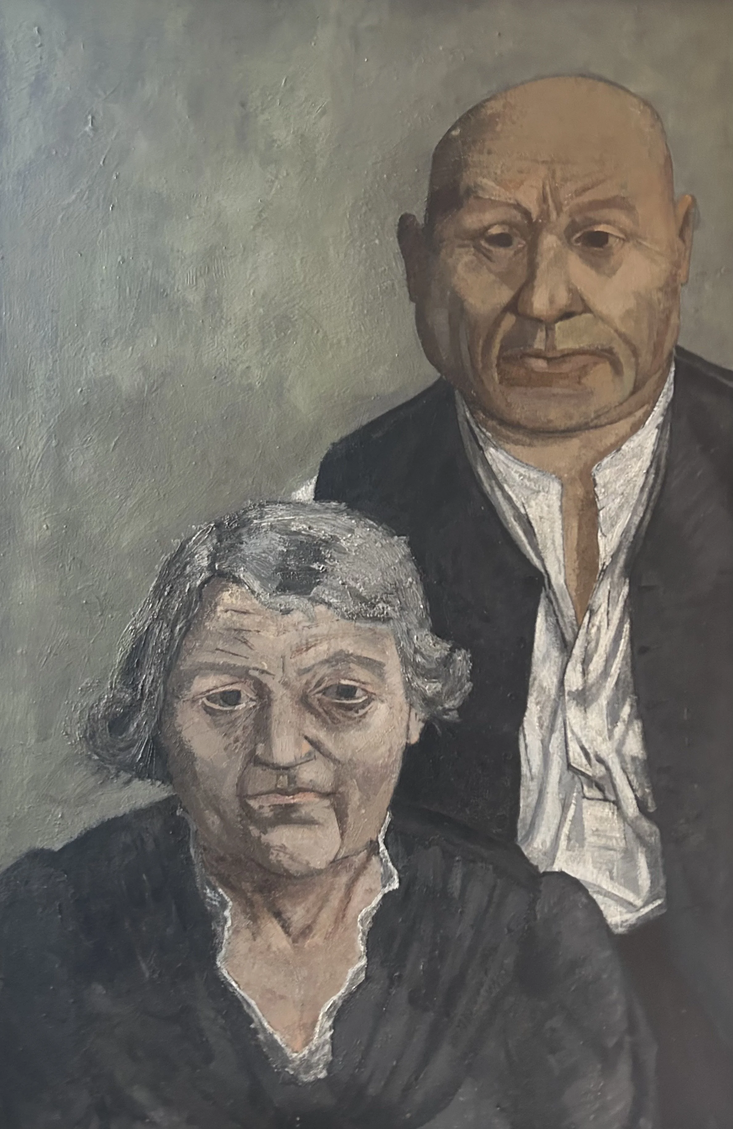 Bill and Nellie, 1955, oil on board