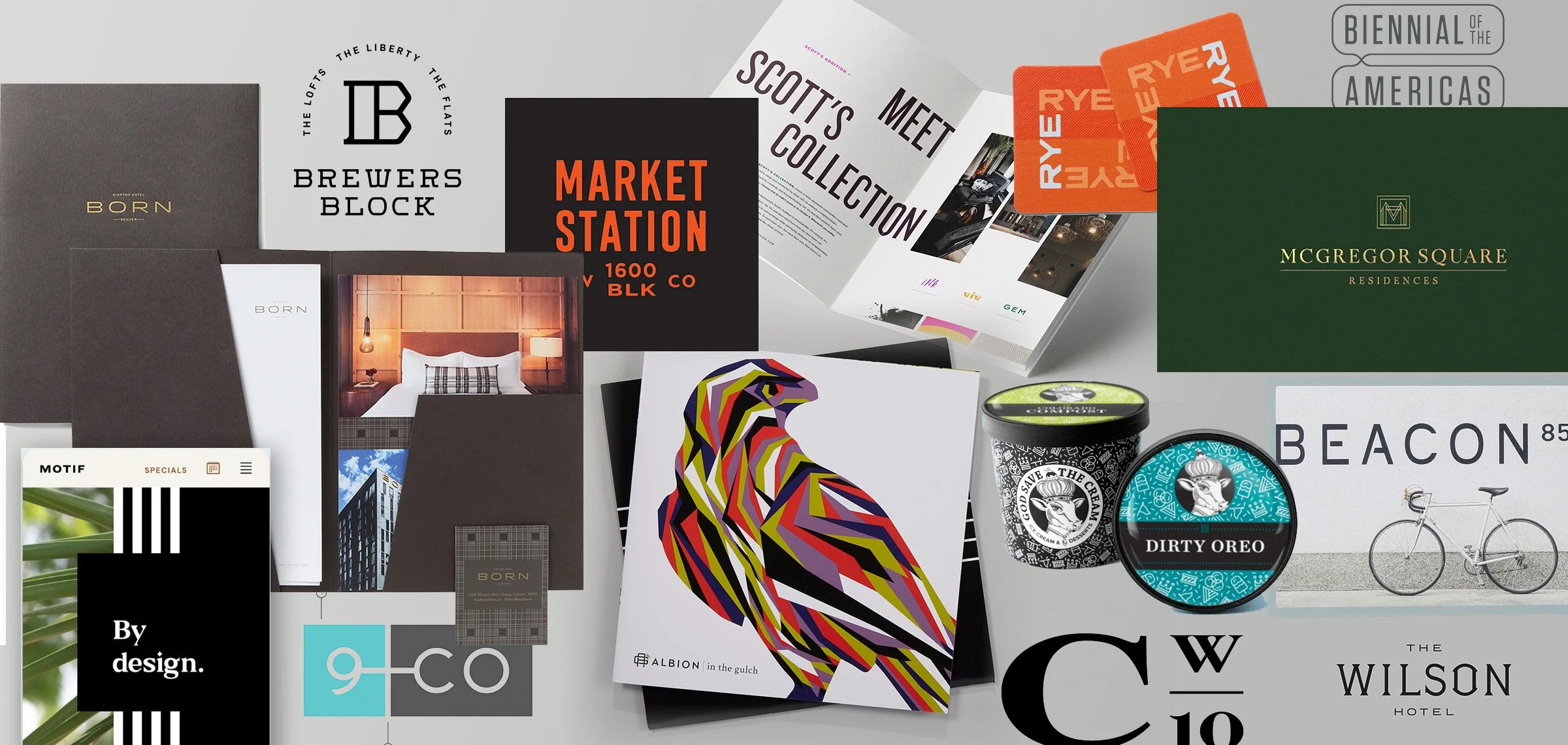 Brand work by Merrick Creative