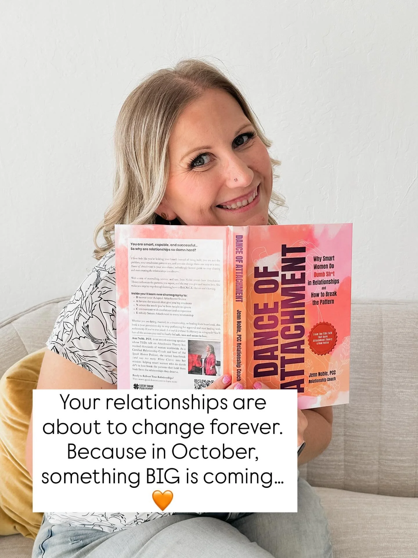 ✨ Your relationships are about to change forever. ✨

This October, I&rsquo;m launching something I&rsquo;ve been pouring my heart, soul, and tears into for years&hellip; my debut book Dance of Attachment. 🧡

I wrote this book for every woman who&rsq