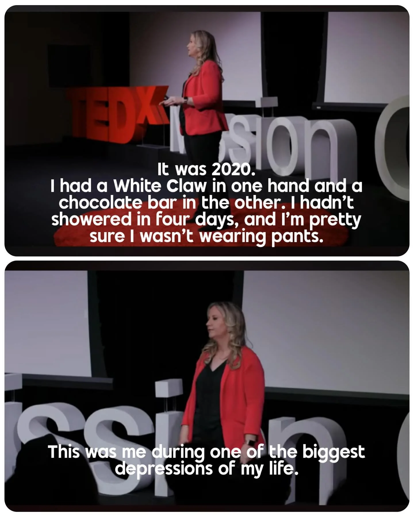 From the TEDx talk that started it all. 🧡

When I gave this talk, I had no idea what it would become.

I was just a girl who&rsquo;d been through one too many heartbreaks, standing on a stage trying to make sense of it all, and hoping that maybe my 