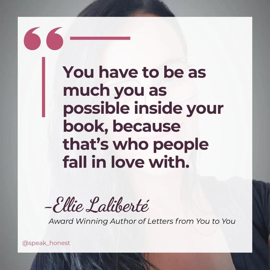 This week, @ellie.laliberte  and I talked about what happens when you finally let go of perfection and start expressing yourself honestly.

When you stop performing and start creating for you, everything changes. Your truth gets louder. Your confiden