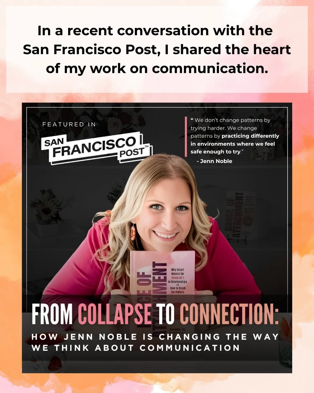This work has always been about helping people understand what&rsquo;s happening underneath their reactions, not fixing or blaming themselves.

I&rsquo;m grateful to see this perspective reflected in the @sanfranciscopost , and to be part of a larger