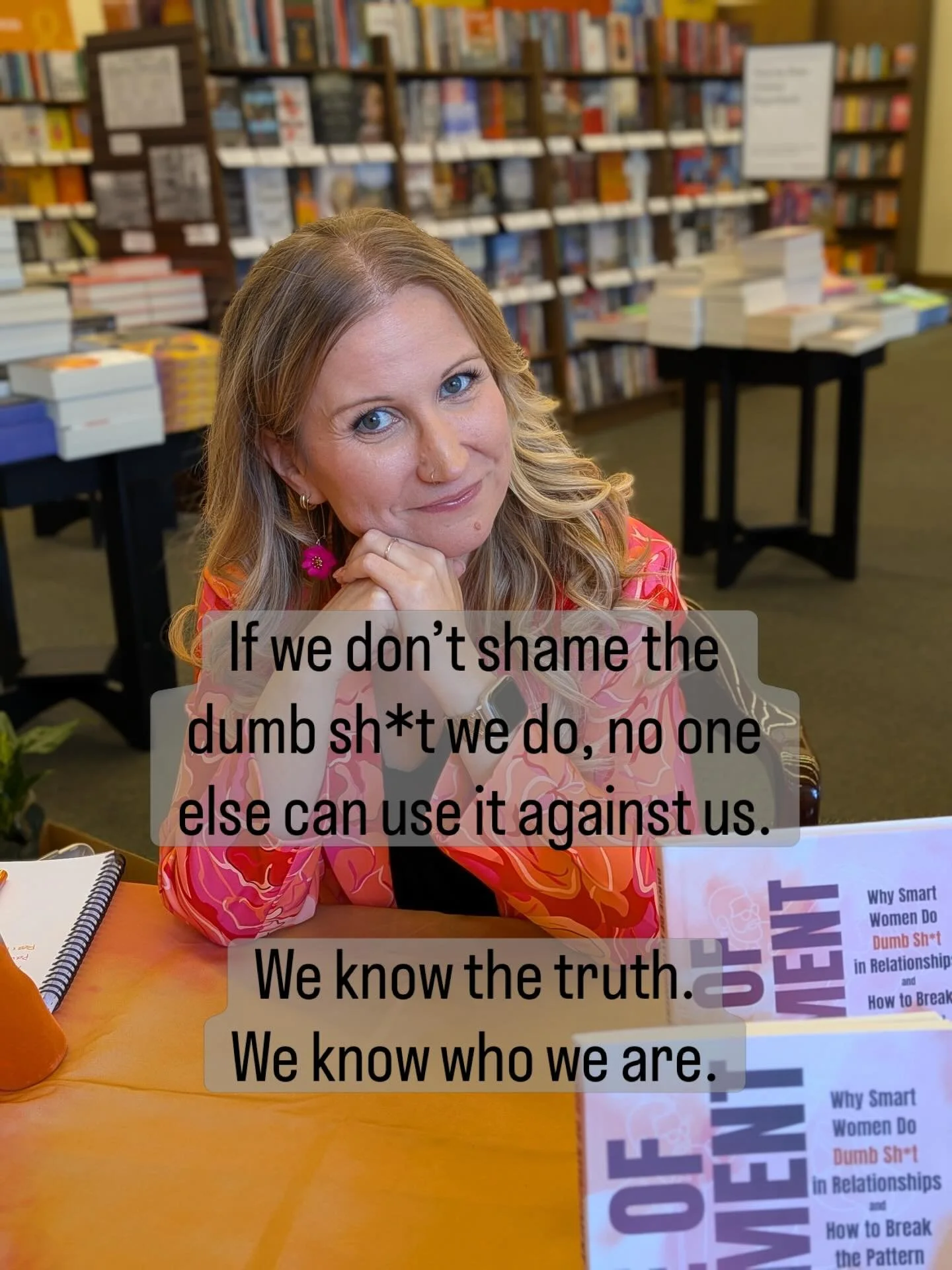 This came up in a recent coaching session. And it hit hard. 

It&rsquo;s important to remember that if we don&rsquo;t shame ourselves for our past actions. Then when someone has something to say about it they can&rsquo;t shame us either. 

They can t