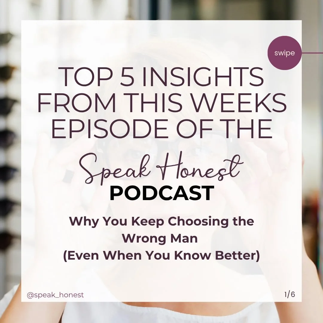 You don&rsquo;t keep choosing the same man because you &ldquo;don&rsquo;t know better.&rdquo;

You keep choosing him because something in you recognizes the dynamic.

And recognition can feel a lot like chemistry.
That&rsquo;s the part no one really 