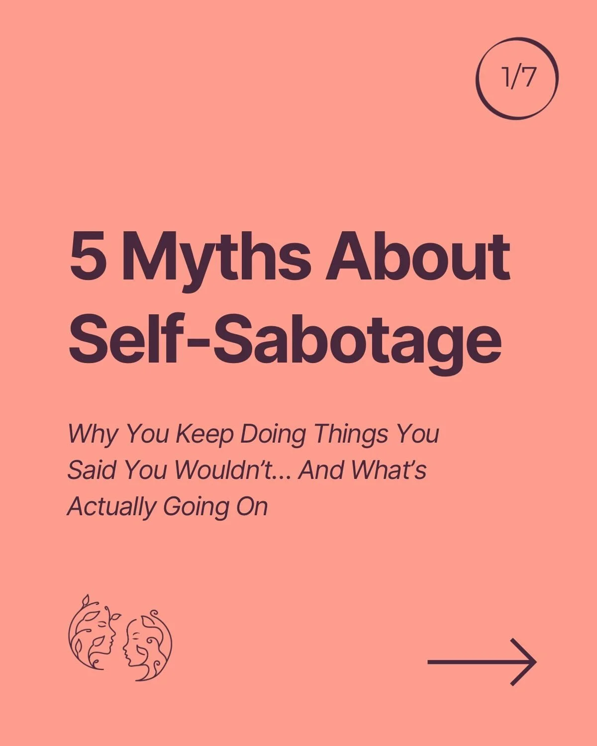 We need to talk about self-sabotage.

Most women think it means they lack discipline or consistency. That belief keeps the cycle going.

What is actually happening is this.

In the moment, you are choosing between two needs. The need to feel good rig