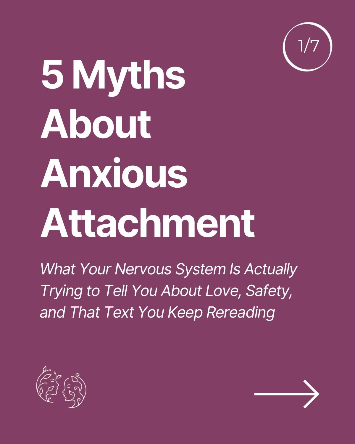 If you have anxious attachment, you have probably been told you are just overthinking. Your body is actually reacting first and your thoughts are trying to catch up (which is why it feels so intense so fast).

You might think you just need more reass