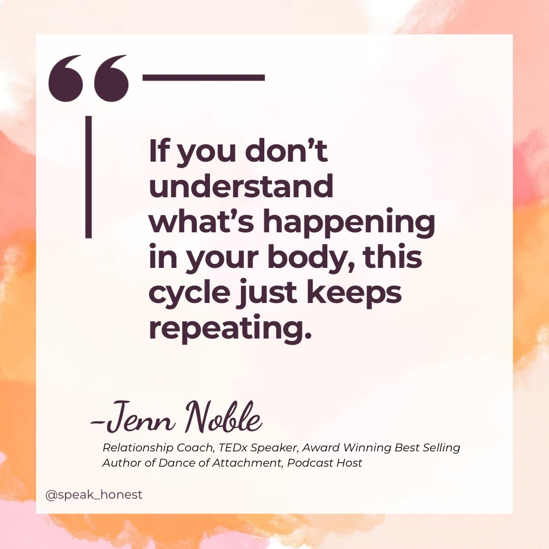 If you don&rsquo;t understand what&rsquo;s happening in your body, this cycle just keeps repeating. (And I mean that in the most loving and also very direct way possible.)

This is exactly what I am unpacking this week on Speak Honest because disorga