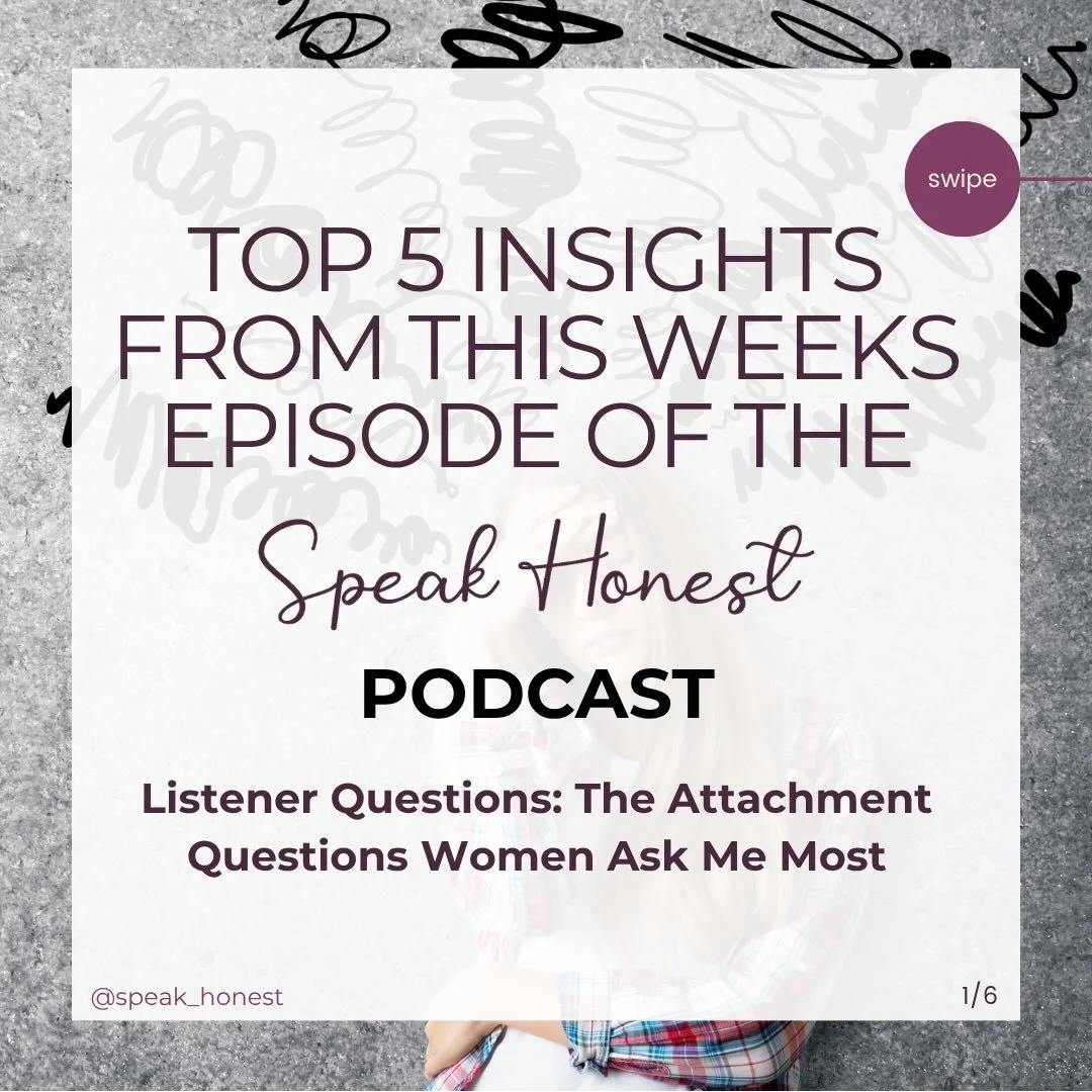 If you have ever found yourself spiraling over his silence, overexplaining just to feel understood, or watching his name pop up on your stories wondering what it all means... this one is for you. 

💛 We are getting into the real attachment questions
