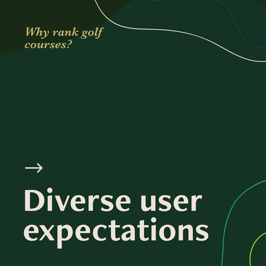 Finding a new golf course that fits the needs of users&rsquo; playing ability can be difficult and sometimes intimidating. Golf is an extremely diverse game, so we believe that by ranking courses, we can ensure all levels of golfers can find the righ