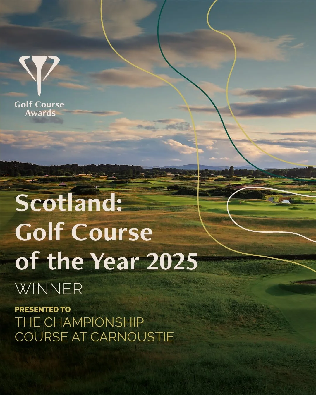 The WINNER of the 2025 Scotland: Golf Course of the Year is...

The Championship Course at @carnoustiegolflinks

#GolfCourseAwards