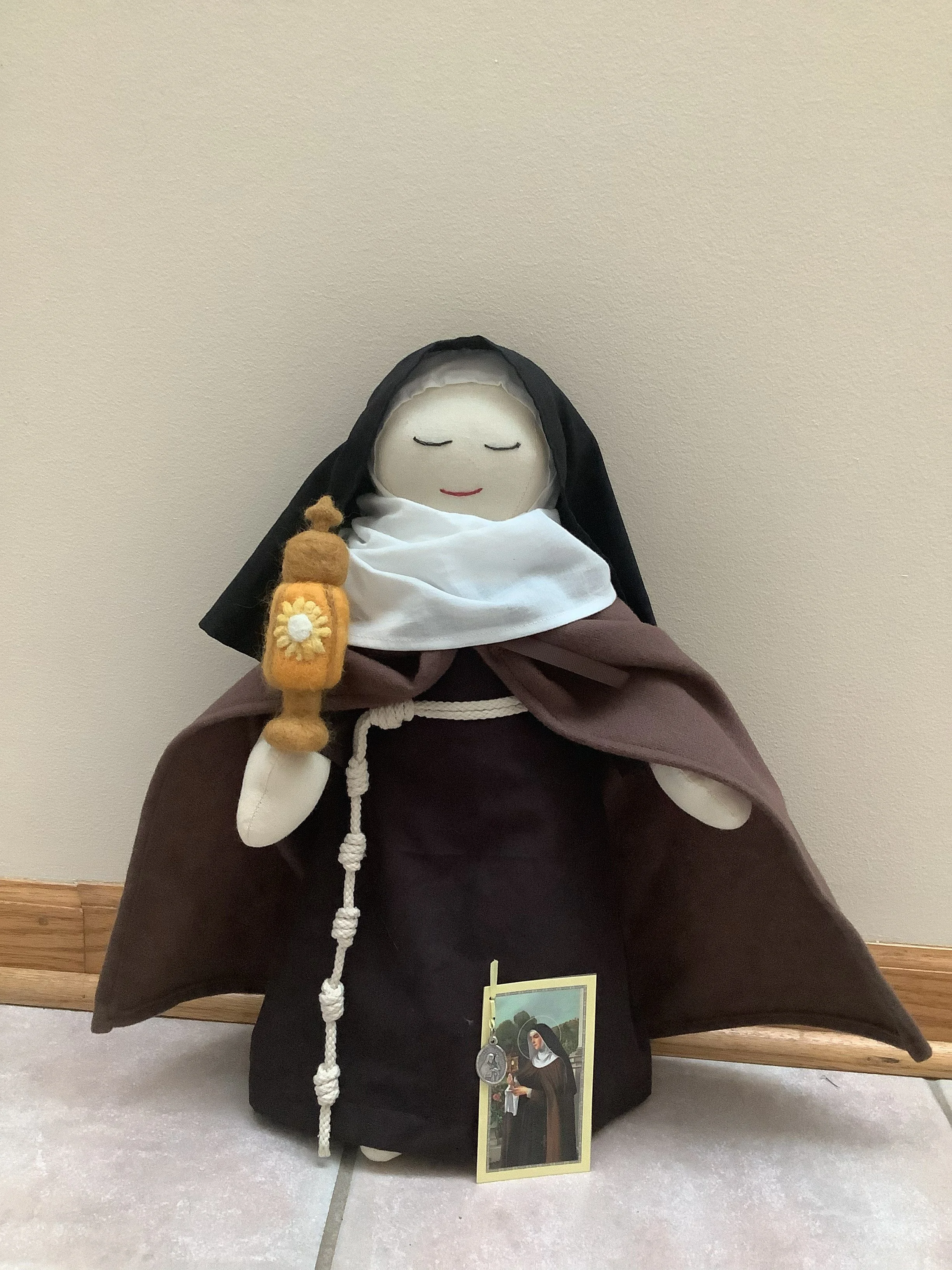 Saint Clare of Assisi Muslin Doll